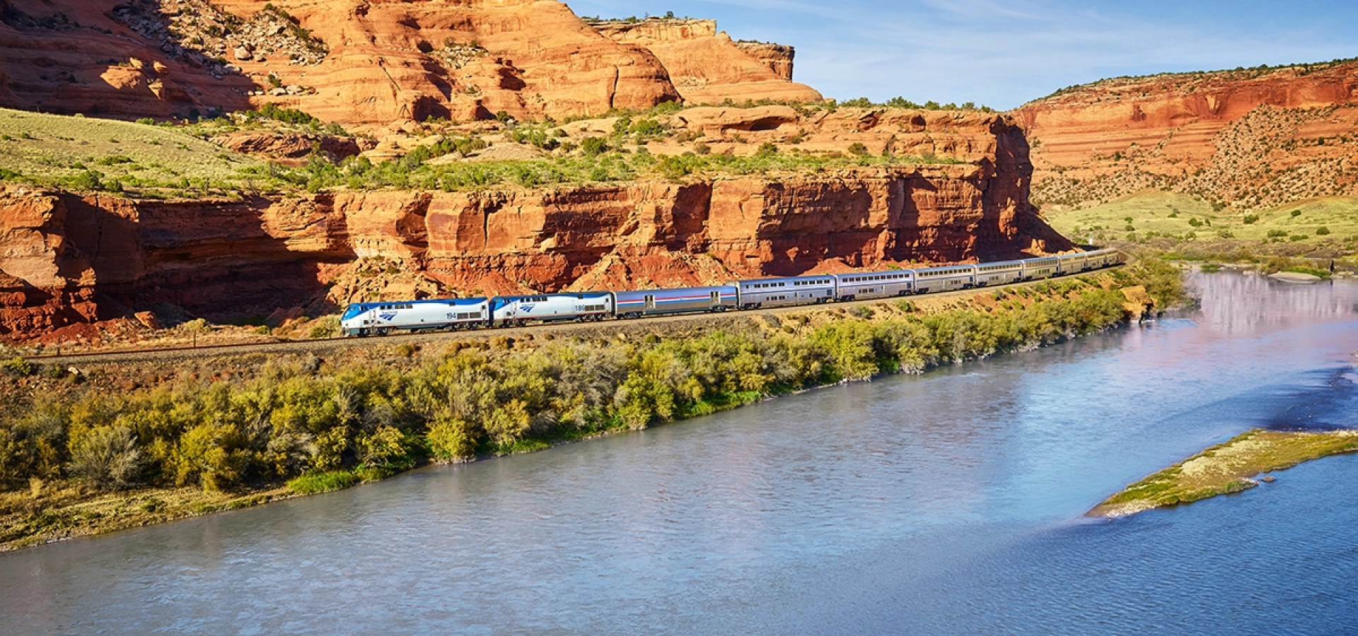 The California Zephyr, one of Amtrak&rsquo;s western routes. (Photo: Amtrak)