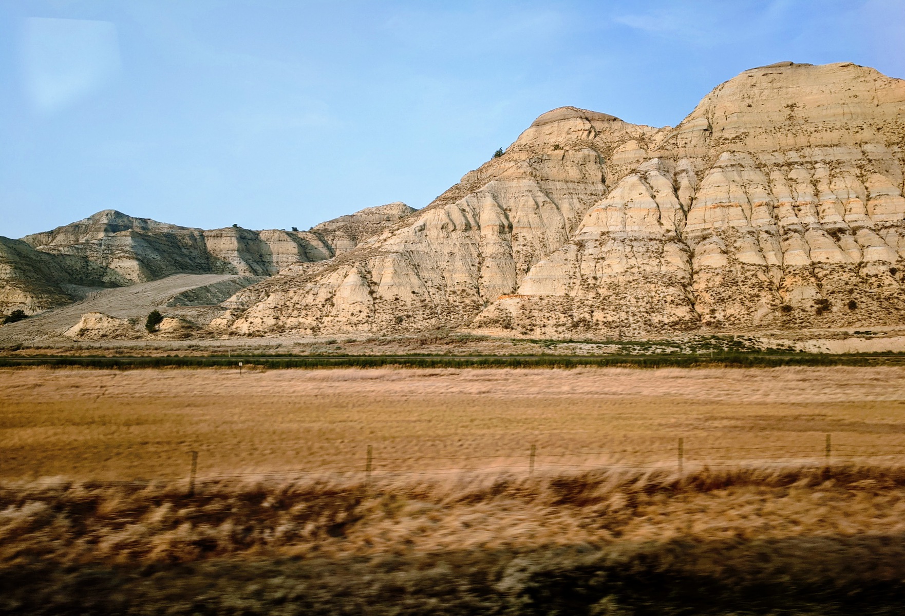 Near the Montana&ndash;North Dakota border.